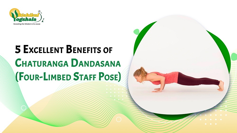 5 Excellent Benefits of Chaturanga Dandasana (Four-Limbed Staff Pose)