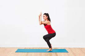 What are the health benefits of Garudasana (Eagle Pose)